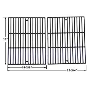 Porcelain Cast Iron Replacement Cooking Grid For Ducane 3073101, Affinity 3100, 31421001, Afinity 3200, Affinity 3300, Affinity 3400 Gas Grill Models, Set of 2