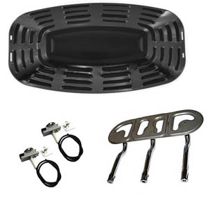 Repair Kit for Uniflame GBC621CR-C, GBC730E-C, GBC730W BBQ Grill Includes Stainless Steel Burner With 2 Electrodes and Porcelain Steel Heat Plate