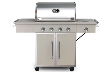 BROIL CHEF 4+1 BURNER DELUXE LP GAS GRILL MODEL