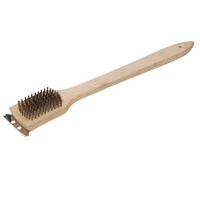 Barbecue Wooden Handle Grill Brush