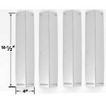 Replacement 4 Pack Stainless Steel Heat Shield for Uniflame GBC1076WE-C, GBC976W, Charbroil, Brinkmann & Master Chef Gas Models