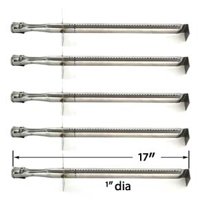 5 Pack Replacement Kit For Vermont Castings, CF9030, CF9050, CF9055 3A, CF9055 3B, CF9056, CF9080, CF9085, CF9085 3A, CF9085 3B, CF9086, Experience, Gas Grill Models - 5 Stainless Burners and 5 Heat Shields