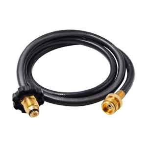 High Pressure Adapter 5-Foot (60in) Hose Connect to Your Portable Gas Grill to A 20 LB Propane Tank