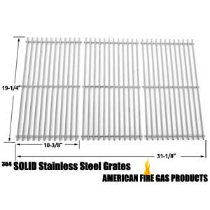 Replacement Stainless Steel Cooking Grid for select Gas Grill Models by Kenmore 122.16648900, 16648, 640-82960819-9, 720-0650A, 16648, Jenn-Air, Brinkmann, Charmglow 720-0396, 720-0536, 720-0578, 810-8500-S, 720-0234, 720-0289, 810-850-F and Others, Set o