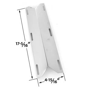 Replacement Charmglow 720-0304, 720-0396, HD 720-0304, Permasteel PG-50400S & Presidents Choice PC10011016 Gas Grill Stainless Steel Steel Heat Shield