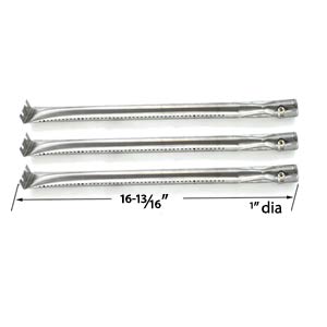 Replacement 3 Pack Stainless Steel Burner for Sterling Forge, Costco Kirkland, Charmglow, Nexgrill, Perfect Glo, and Other Gas Models