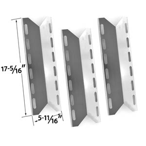 3 Pack Replacement Stainless Steel Heat Plate for Jenn-Air 740-0141, 740-0142, 750-0141, 750-0142, Kirkland 720-0025, Nexgrill, Perfect Flame, Perfect Glo Model grills