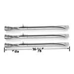 Replacement 3 Pack Stainless Steel Burner for Uniflame NSG4303, Patriot, Kenmore 122.16654901 & Nexgrill 810-0010 Gas Grill Models 