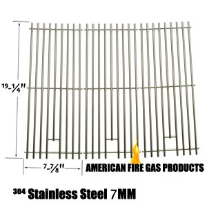 Replacement 3 Pack Heavy Duty Stainless Steel Cooking Grates For Sams 720-0584A Members Mark 720-0584A and Members Mark: 720-0584A Gas Grill Models, Set of 3