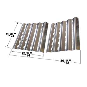 Stainless Steel Heat Plate For Brinkmann Elite Series 4445, 810-4445-0, 810-2500, Pro Series 2500 Gas Models