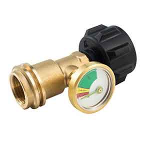 Propane Tank Gauge/Leak Detector Compatible with All appliances with a ACME/QCC1/Type1 Connection and is Ideal for Propane Tanks of up to 40lbs