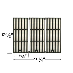 Cast Iron Cooking Grid Replacement for Amana AM26LP, AM27LP, AM30LP-P, AM33, AM33LP-P, SF278LP and Kenmore 148.16656010 Gas Grill Models, Set of 3