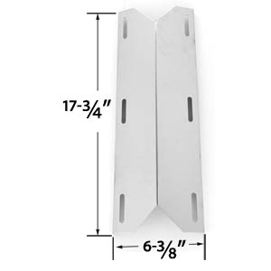 Replacement Stainless Steel Heat Plate for Costco Kirland Pro Series 720-0033, SKU681955, SKU738505, Glen Canyon 720-0026 ,720-0026-LP, 720-0145, 720-0145-LP, 720-0145-NG, 720-0145, 720-0152-LP, Jenn-air, Nexgrill, BBQ Pro 720-0266 & Lowes Gas Grill Model