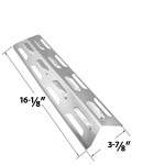 Replacement Stainless Steel Heat Plate/shield for Kenmore 119.16433010, 119.16434010, 119.16658010, 119.16240, Master Forge B10LG25, Perfect Flame and BBQTEK Gas Grill Models