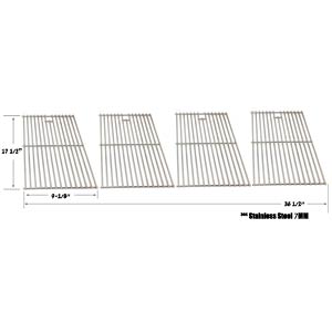 Replacement Tera Gear & Vermont Castings Stainless Steel Cooking Grates, Set of 4