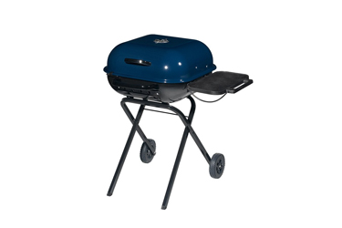 4201.0A681, 176140, Aussie Walk-a-Bout 19.4-in Midnight Blue Charcoal Grill
