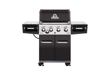 Broil King 956164 Regal 440 Liquid Propane Gas Grill, Black, 60 0 BTU, 1839264