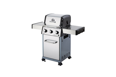 Broil King 921554 Baron 320 S Liquid Propane Gas Grill, Stainless Steel, 30 0 BTU, 525679