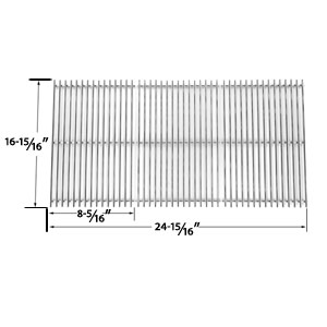 Charbroil 463320109, 463320110, 463470109 Repair Kit for BBQ Gas Grill Includes 3 Stainless Steel Burner, 3 Crossover Tubes and Stainless Grates