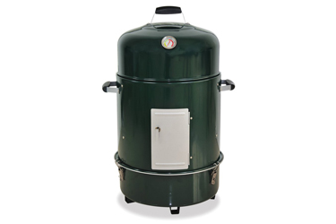 CBS1301L Master Forge Smoker 29-in H x 20.25-in W 376 Sq.-in Green Charcoal Vertical Smoker