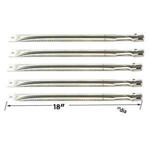5 Pack Replacement Grill Burner for select Gas Grill Models by Uniflame GBC873W, GBC873W-C, GBC976W and Perfect Flame GSC3318, GSC3318N, 25586, 225203