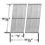 Replacement Stainless Steel Cooking Grid Replacement for Perfect Flame GSC3318, Perfect Flame GSC3318N, Perfect Flame 25586, Perfect Flame 225203 Gas Grill Models, Set of 2