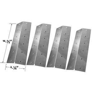Stainless Steel Heat Plate For Nexgrill 720-0057, 720-0057-3B, 720-0057-4B (4-PK) Gas Models